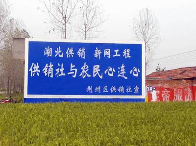 廣東欣美 以專業(yè)噴繪技術點亮農村墻體廣告與戶外廣告市場